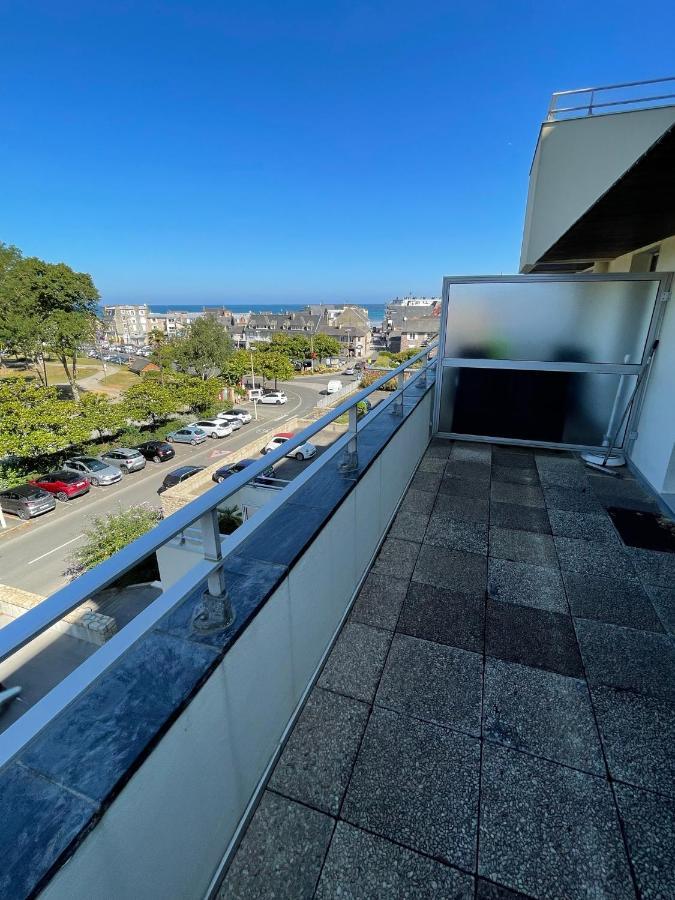 Studio Calme Avec Terrasse Vue Mer Pleneuf-Val-Andre Exteriér fotografie