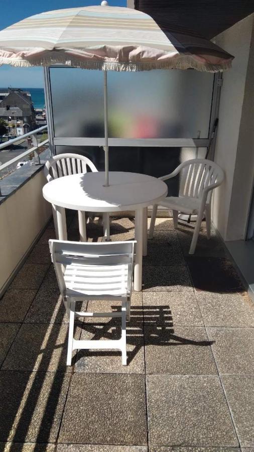Studio Calme Avec Terrasse Vue Mer Pleneuf-Val-Andre Exteriér fotografie